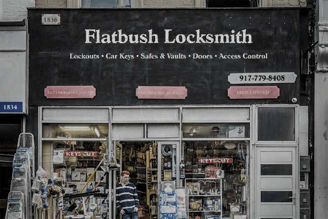 Locksmith Shop in Flatbush, Brooklyn